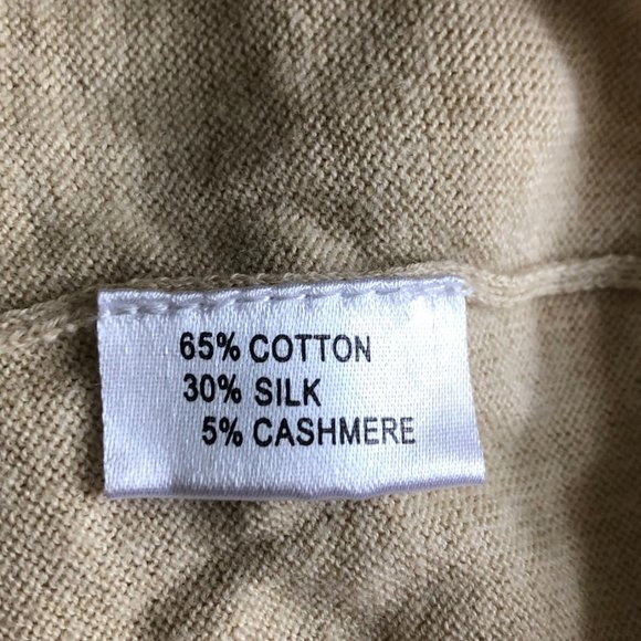 Cashmere Silk Cotton Men Polo Shirt - Picture 4 of 4